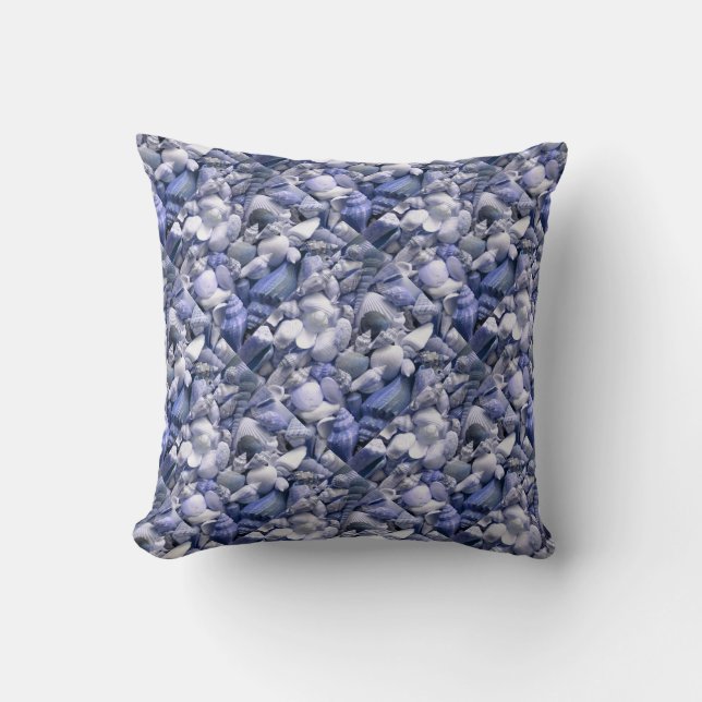 Seashells of Blue Cushion (Front)