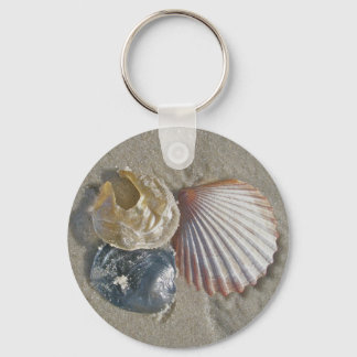 Seashells on the Beach Coordinating Items Key Ring