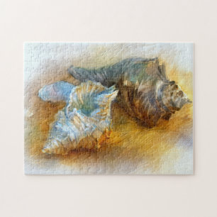 Seashells on the beach jigsaw puzzle