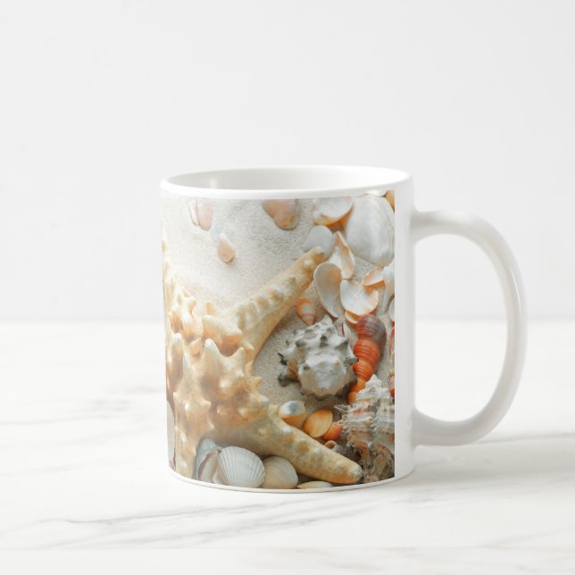Seashells on the beach mug (Right)
