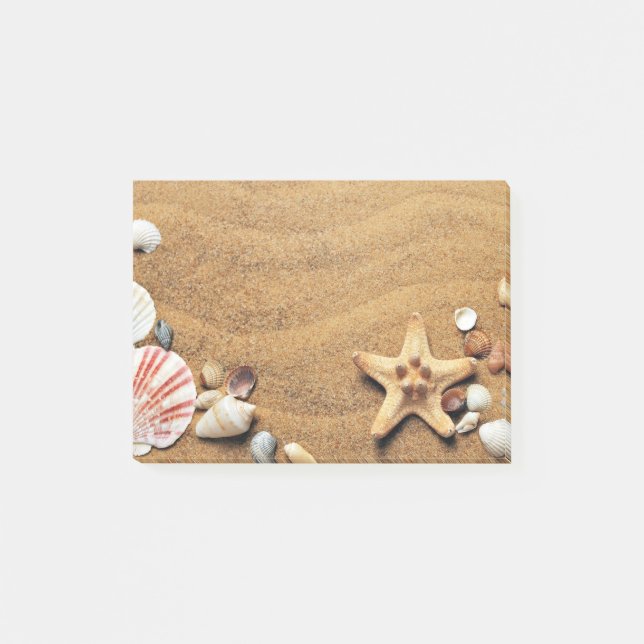 Seashells On The Beach Post-it Notes (Front)