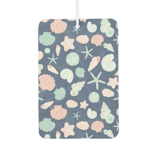 seashells pattern car air freshener (Front)