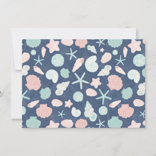 seashells pattern card (Front)
