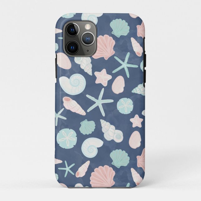 seashells pattern Case-Mate iPhone case (Back)