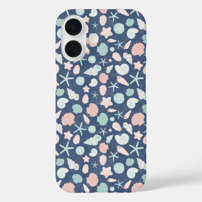 seashells pattern Case-Mate iPhone case (Back)