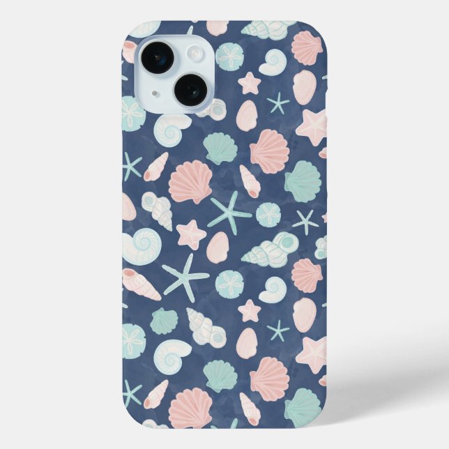 seashells pattern Case-Mate iPhone case (Back)