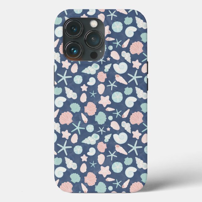 seashells pattern Case-Mate iPhone case (Back)