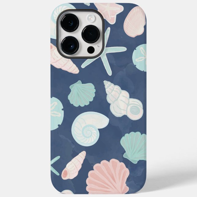 seashells pattern Case-Mate iPhone case (Back)