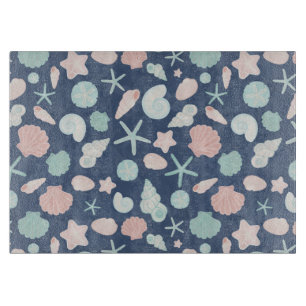 seashells pattern cutting board