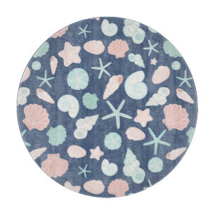 seashells pattern cutting board