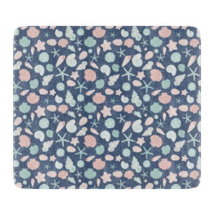 seashells pattern cutting board