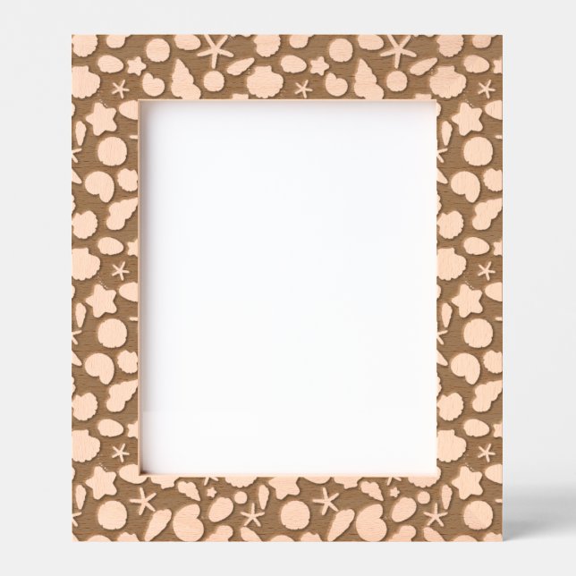 seashells pattern etched frames (Front)