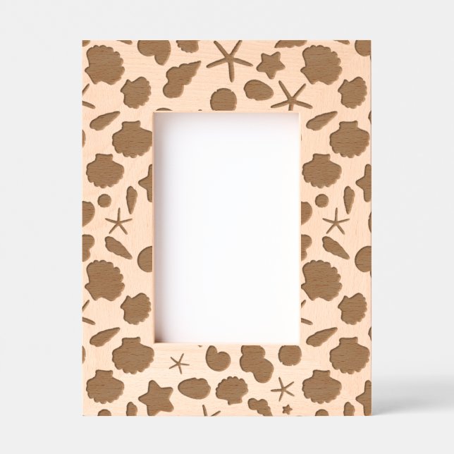 seashells pattern etched frames (Front)