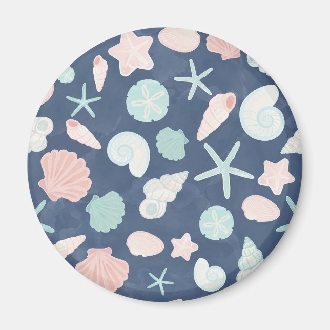 seashells pattern magnet (Front)