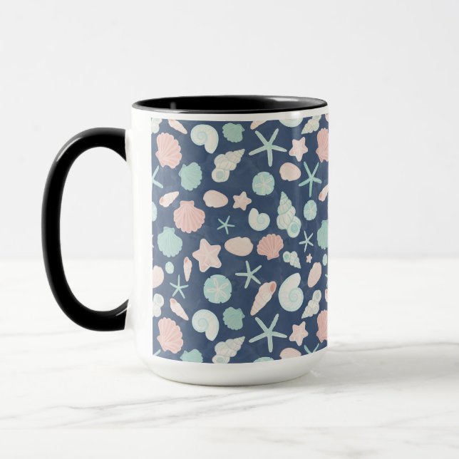 seashells pattern mug (Left)