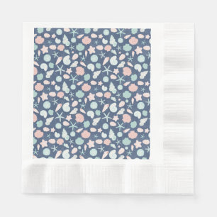 seashells pattern napkin