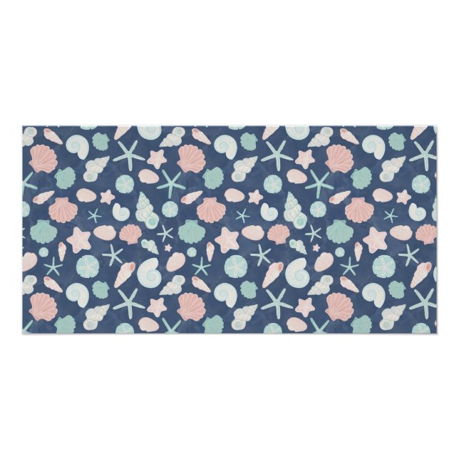 seashells pattern poster (Front)