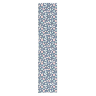 seashells pattern short table runner