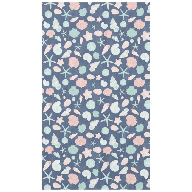 seashells pattern tablecloth (Front)