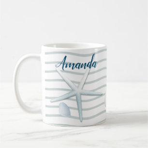 Seashells & Pearls Coffee Mug