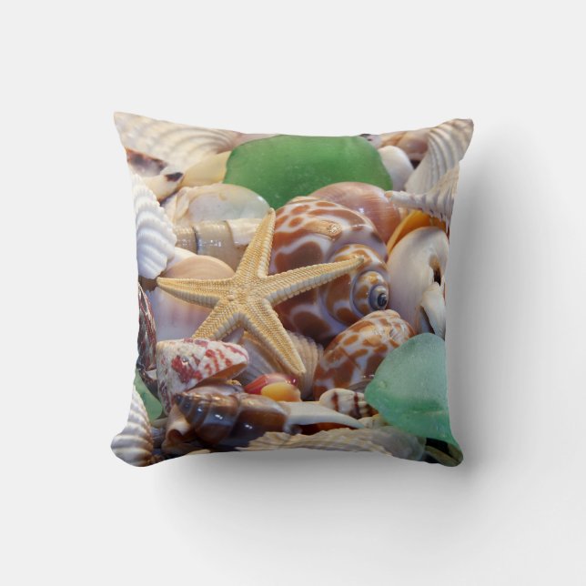 Seashells Pillow (Front)