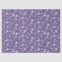 Seashells Sea Shell Nautical Pattern Violet Purple
