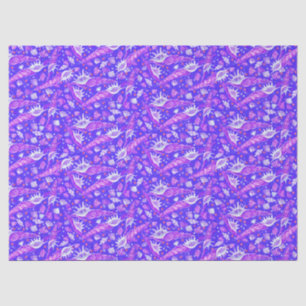 Seashells Sea Shells Nautical Pattern Ultramarine Tissue Paper