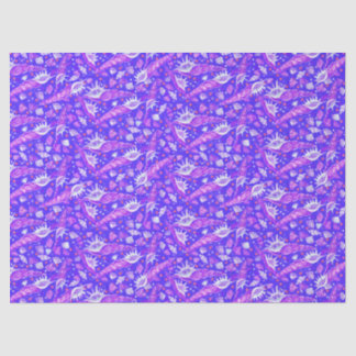 Seashells Sea Shells Nautical Pattern Ultramarine Tissue Paper