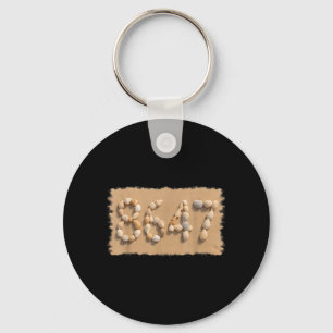 Seashells Sea Shells Summer Beach 20 Key Ring
