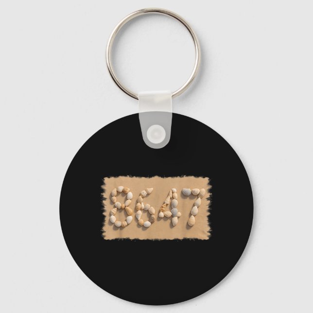 Seashells Sea Shells Summer Beach 20 Key Ring (Front)