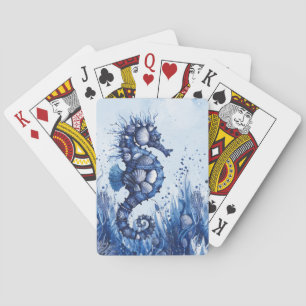 Seashells Seahorse Playing Cards