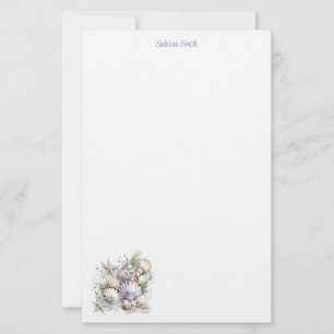 Seashells Stationery Paper