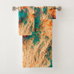 Seashells Summer Photography  Bath Towel Set