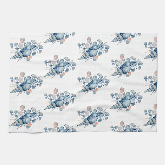Seashells Tea Towel (Horizontal)