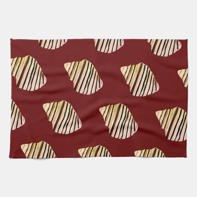 Seashells Tea Towel (Horizontal)