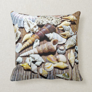 Seashells Throw Pillow