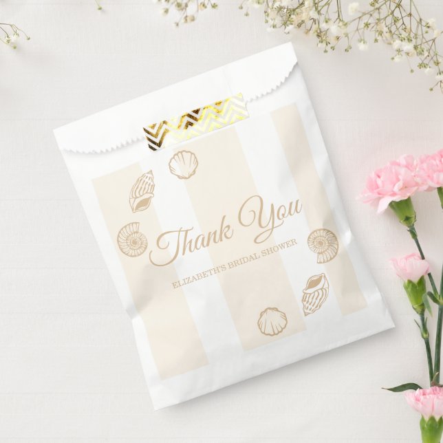 Seashells & Wedding Bells Bridal Shower Favour Bag (Sealed)
