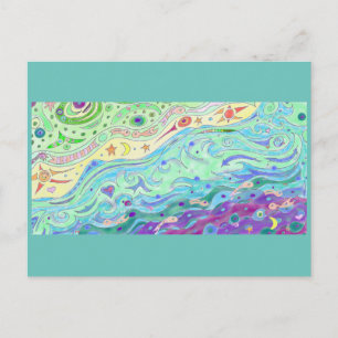 Seashore Art Postcard