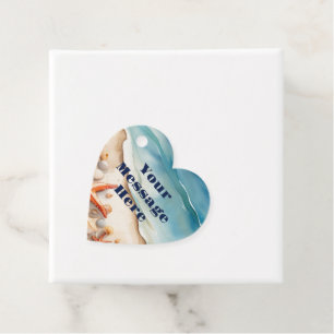 Seashore Bliss Beach Party Favour Tags