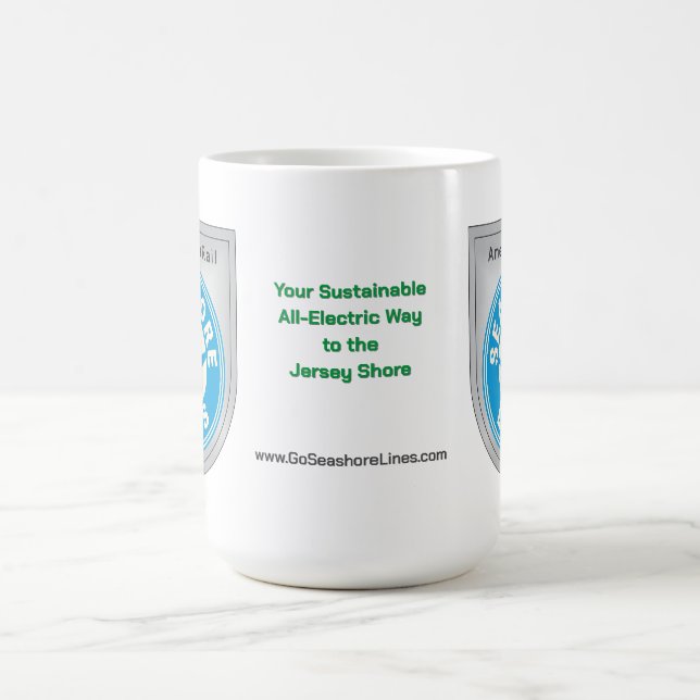 SEASHORE LINES (STEEL SHIELD) COFFEE MUG (Center)