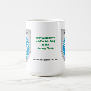 SEASHORE LINES (STEEL SHIELD) COFFEE MUG