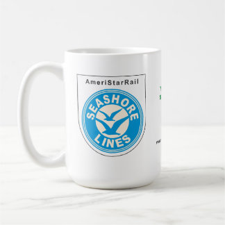 SEASHORE LINES (WHITE SHIELD) COFFEE MUG