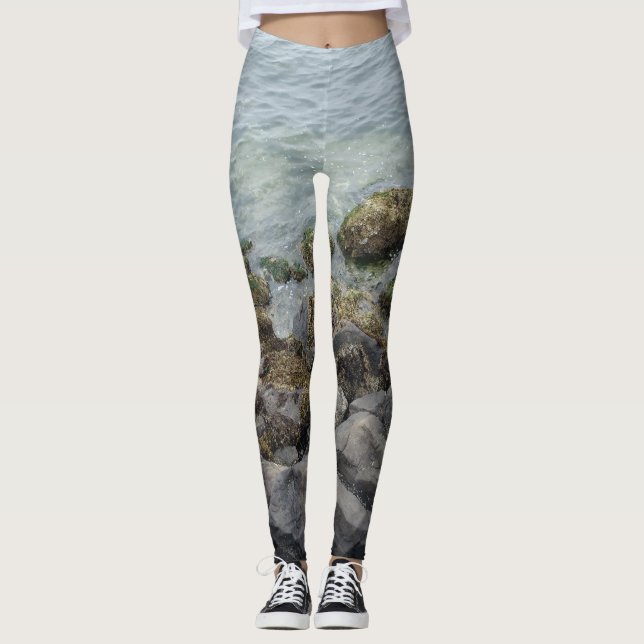 seashore rocks leggings (Front)