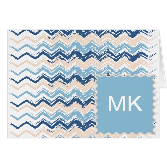 Seashore Scribble ZigZag (Front Horizontal)