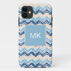 Seashore Scribble ZigZag iPhone 11 Case