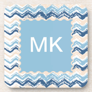 Seashore Scribble ZigZag Coaster
