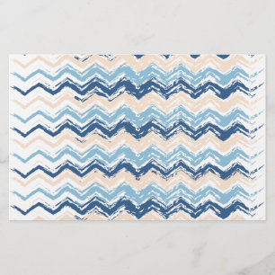 Seashore Scribble ZigZag Stationery