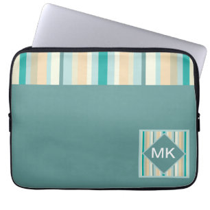 Seashore Stripes Pattern Laptop Sleeve