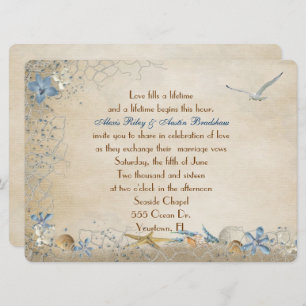 Seashore Wedding Invitation