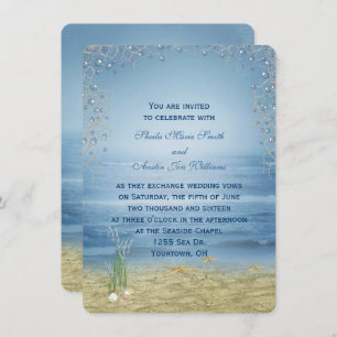 Seashore Wedding Invitation